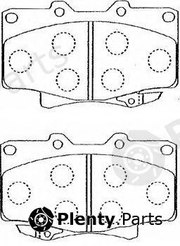  AISIN part A1N023 Brake Pad Set, disc brake