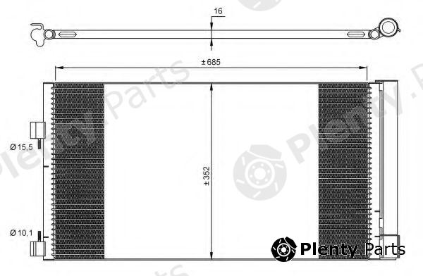  NRF part 35890 Condenser, air conditioning
