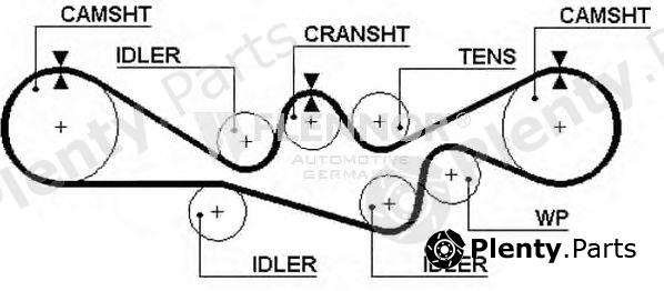  FLENNOR part 4130 Timing Belt