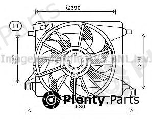  AVA QUALITY COOLING part FD7560 Fan, radiator