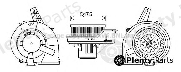  AVA QUALITY COOLING part ST8045 Electric Motor, interior blower