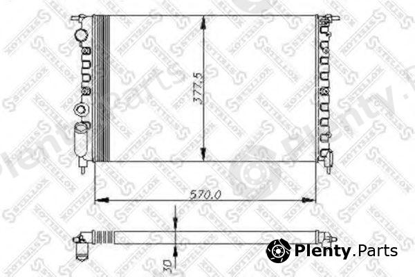  STELLOX part 10-25039-SX (1025039SX) Radiator, engine cooling