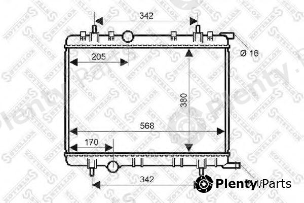  STELLOX part 10-25352-SX (1025352SX) Radiator, engine cooling