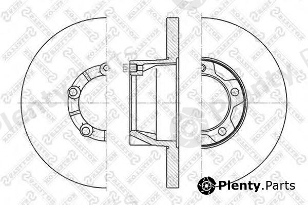  STELLOX part 6020-4721-SX (60204721SX) Brake Disc