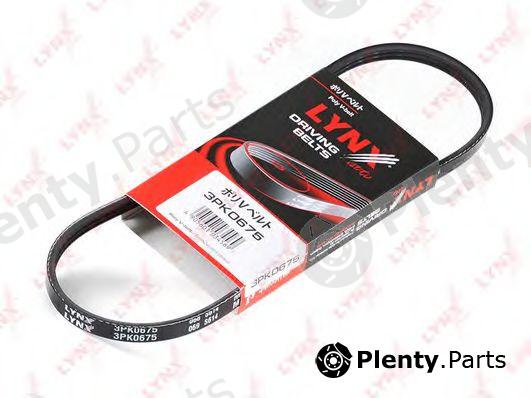  LYNXauto part 3PK0675 V-Ribbed Belts