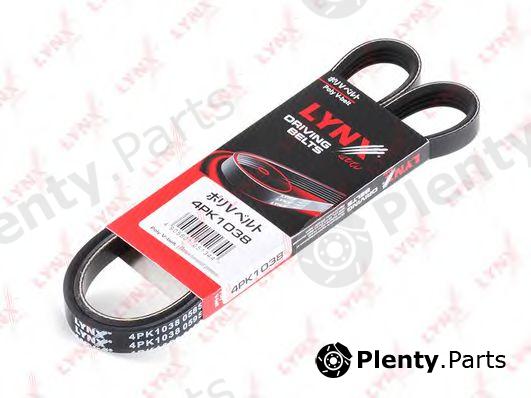  LYNXauto part 4PK1038 V-Ribbed Belts