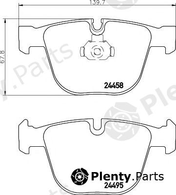  HELLA PAGID part 8DB355013-171 (8DB355013171) Brake Pad Set, disc brake