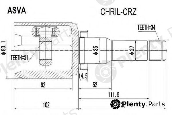  ASVA part CHRIL-CRZ (CHRILCRZ) Replacement part