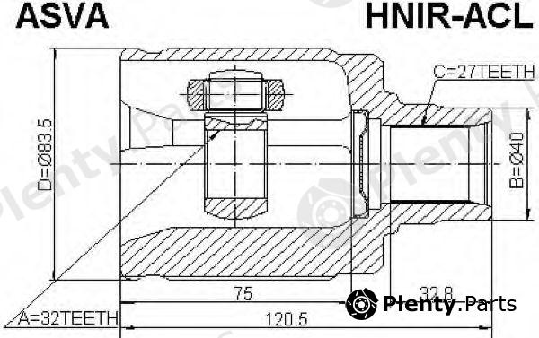  ASVA part HNIR-ACL (HNIRACL) Replacement part