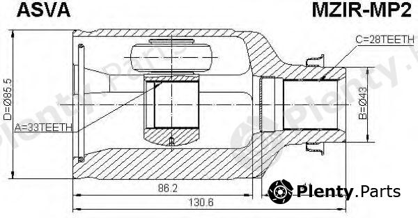  ASVA part MZIRMP2 Replacement part