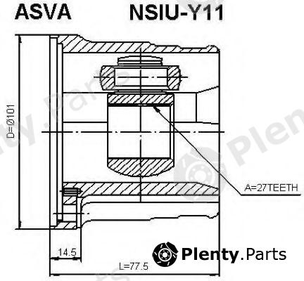  ASVA part NSIUY11 Replacement part