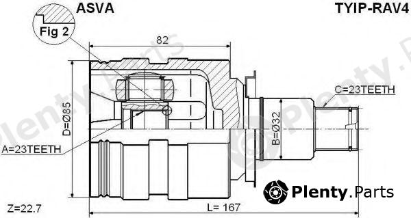  ASVA part TYIPRAV4 Replacement part