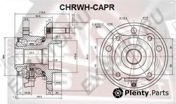  ASVA part CHRWHCAPR Replacement part