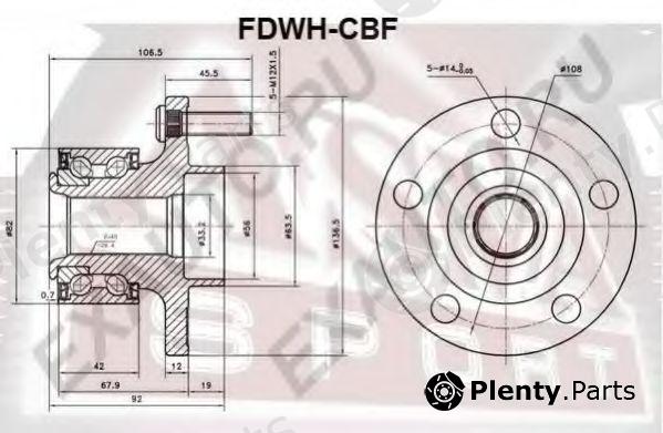  ASVA part FDWHCBF Wheel Bearing Kit