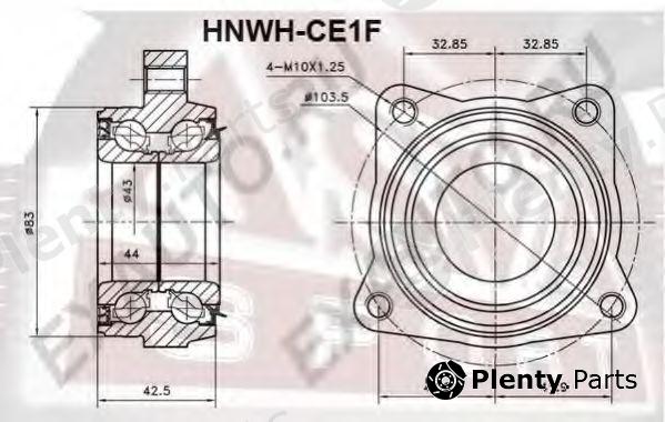  ASVA part HNWHCE1F Wheel Bearing Kit