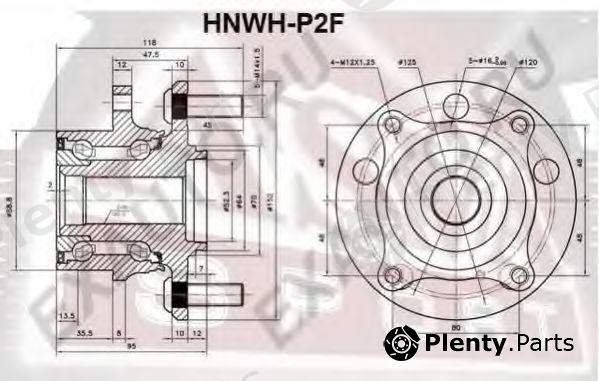  ASVA part HNWHP2F Replacement part