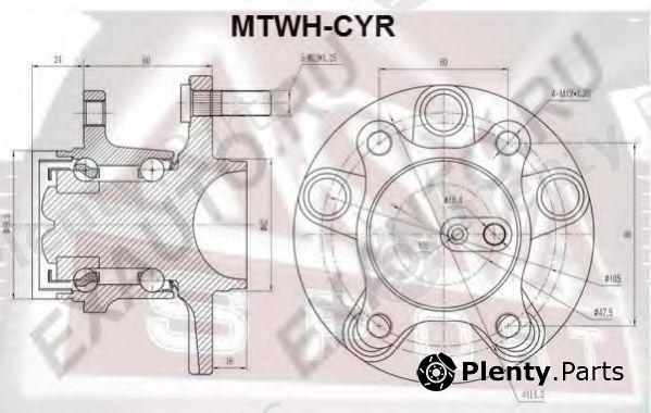  ASVA part MTWHCYR Wheel Bearing Kit