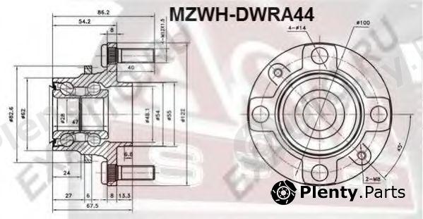  ASVA part MZWHDWRA44 Wheel Bearing Kit