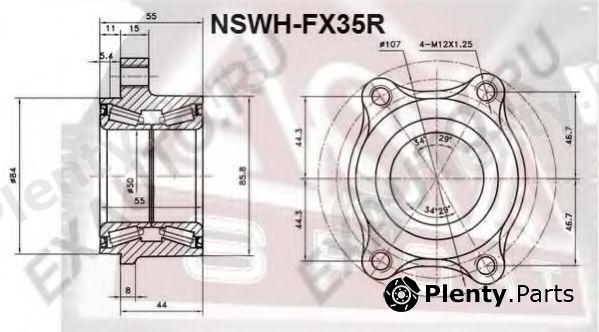  ASVA part NSWHFX35R Replacement part