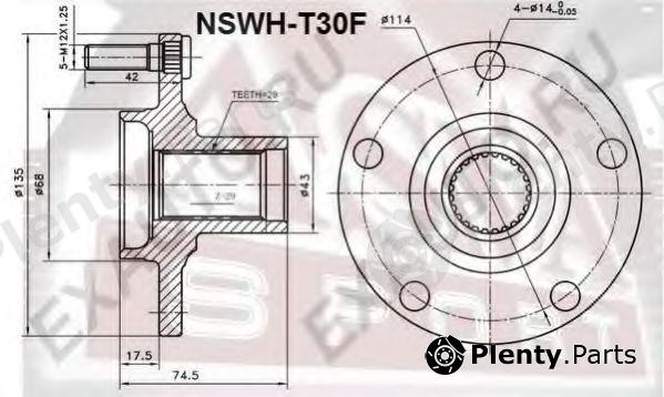  ASVA part NSWHT30F Replacement part