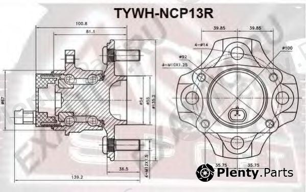  ASVA part TYWHNCP13R Wheel Bearing Kit
