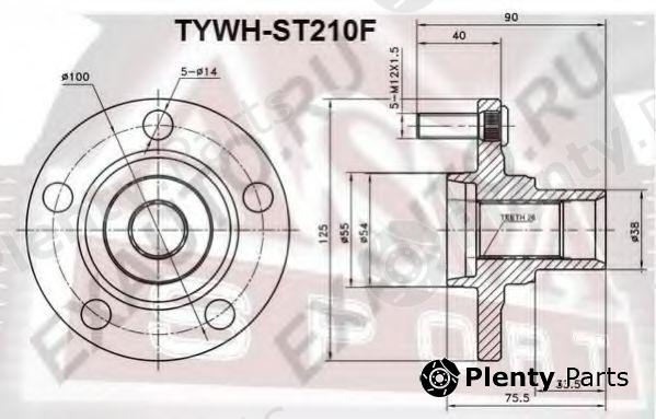  ASVA part TYWHST210F Wheel Hub