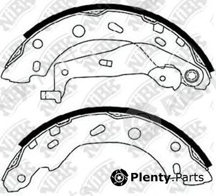  NiBK part FN0573 Brake Shoe Set