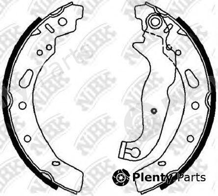  NiBK part FN0630 Brake Shoe Set