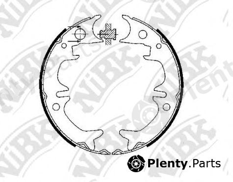  NiBK part FN2308 Brake Shoe Set, parking brake