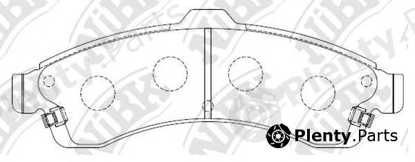  NiBK part PN0077 Brake Pad Set, disc brake