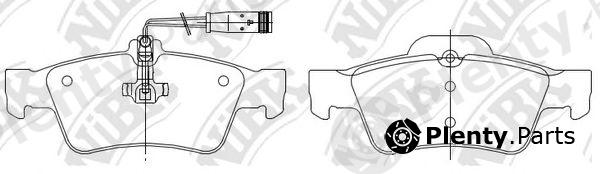  NiBK part PN0344W Brake Pad Set, disc brake