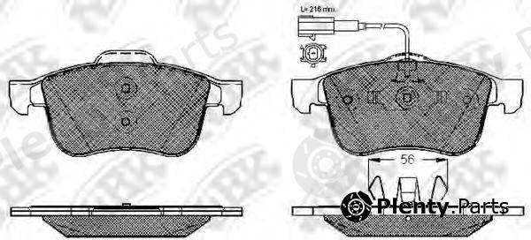  NiBK part PN0382W Brake Pad Set, disc brake