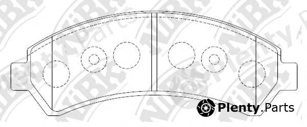  NiBK part PN0413 Brake Pad Set, disc brake