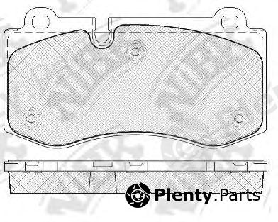  NiBK part PN0453 Brake Pad Set, disc brake