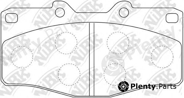  NiBK part PN1393 Brake Pad Set, disc brake