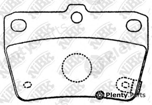  NiBK part PN1424 Brake Pad Set, disc brake