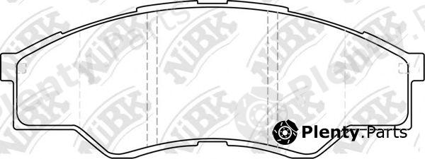  NiBK part PN1801 Brake Pad Set, disc brake