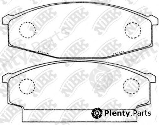  NiBK part PN2078 Brake Pad Set, disc brake