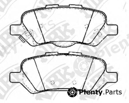  NiBK part PN21002 Brake Pad Set, disc brake