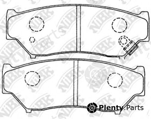  NiBK part PN9301 Brake Pad Set, disc brake