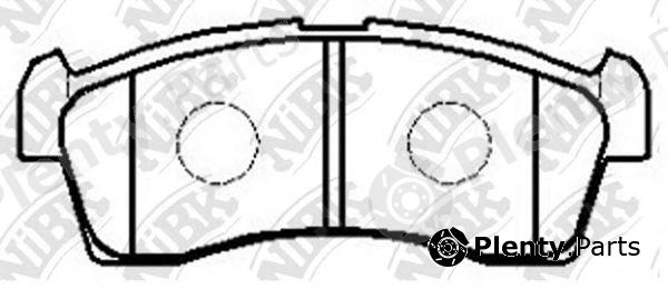  NiBK part PN9523 Brake Pad Set, disc brake