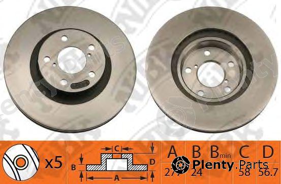 NiBK part RN1010 Brake Disc