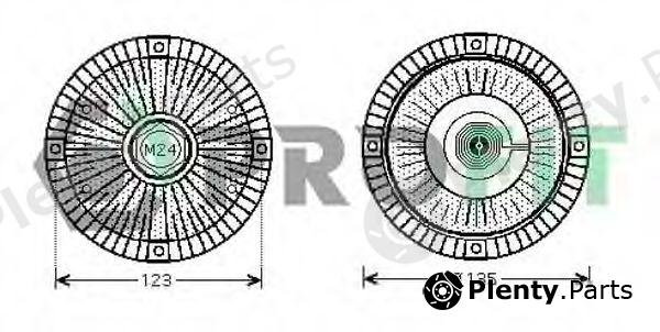  PROFIT part 1720-1012 (17201012) Clutch, radiator fan