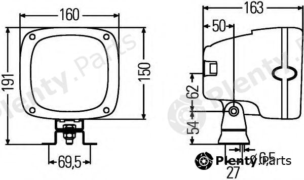  HELLA part 1GA996142-141 (1GA996142141) Worklight