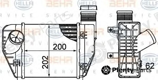  BEHR part 8ML376899-071 (8ML376899071) Intercooler, charger