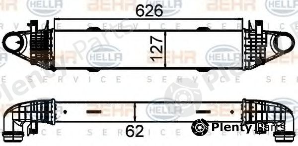  BEHR part 8ML376899-191 (8ML376899191) Intercooler, charger