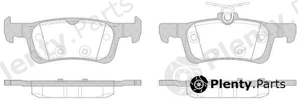 REMSA part 1563.00 (156300) Brake Pad Set, disc brake
