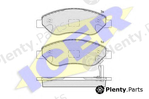  ICER part 181850 Brake Pad Set, disc brake