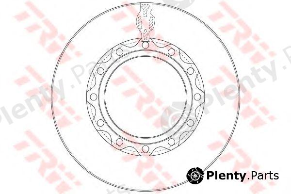  TRW part DF5066S Brake Disc