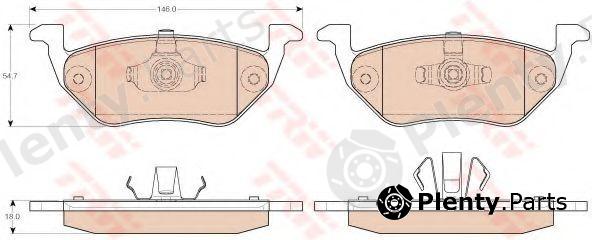  TRW part GDB1754 Brake Pad Set, disc brake